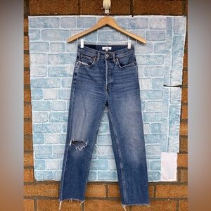 RE/DONE 70S ULTRA HIGH RISE STOVE PIPE SIZE 26